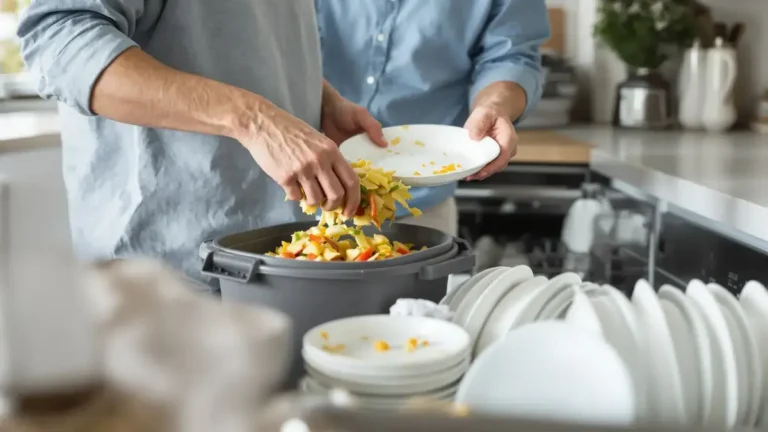 Het afspoelen van de vaat voordat je het in de vaatwasser zet: een vaak verwaarloosde stap die duur kan uitpakken