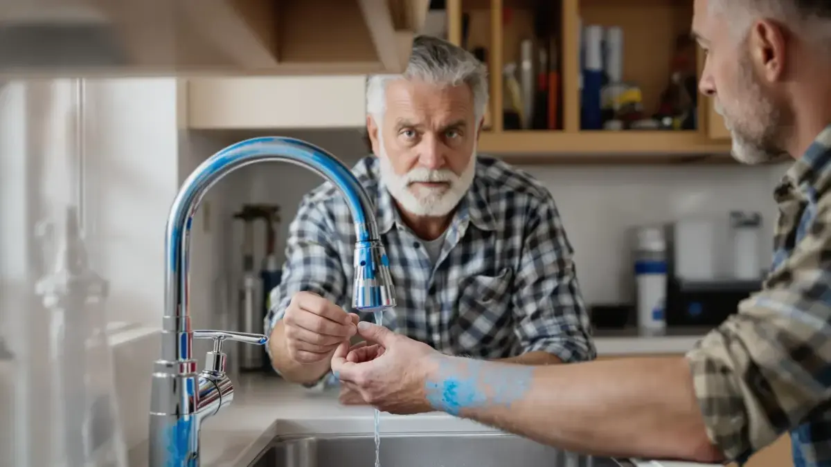 Blauwe aanslag aan de kraan: wat het over uw huis zegt en hoe u snel kunt handelen om problemen te voorkomen