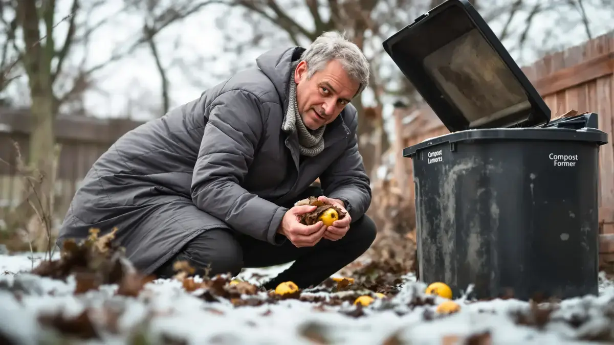 Het laten liggen van een halve, beschimmelde citroen naast uw compostbak deze winter kan onbekende gevolgen hebben.