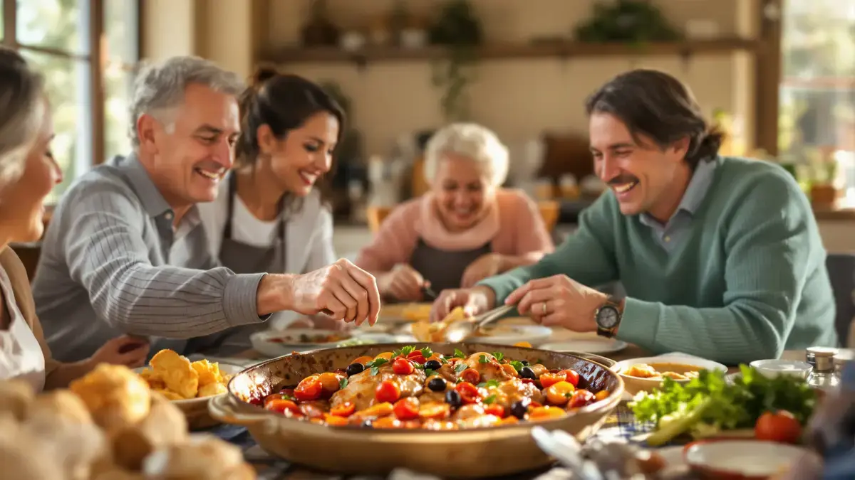 Italiaanse zondagse kip met tomaten en olijven, een hartverwarmend recept om te ontdekken
