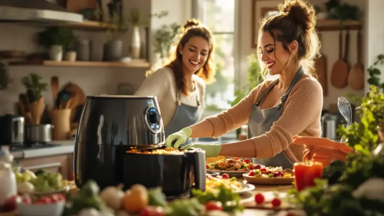 De tip van mijn moeder om uw airfryer tijdens de maaltijd schoon te maken en uw dagelijks leven te vereenvoudigen