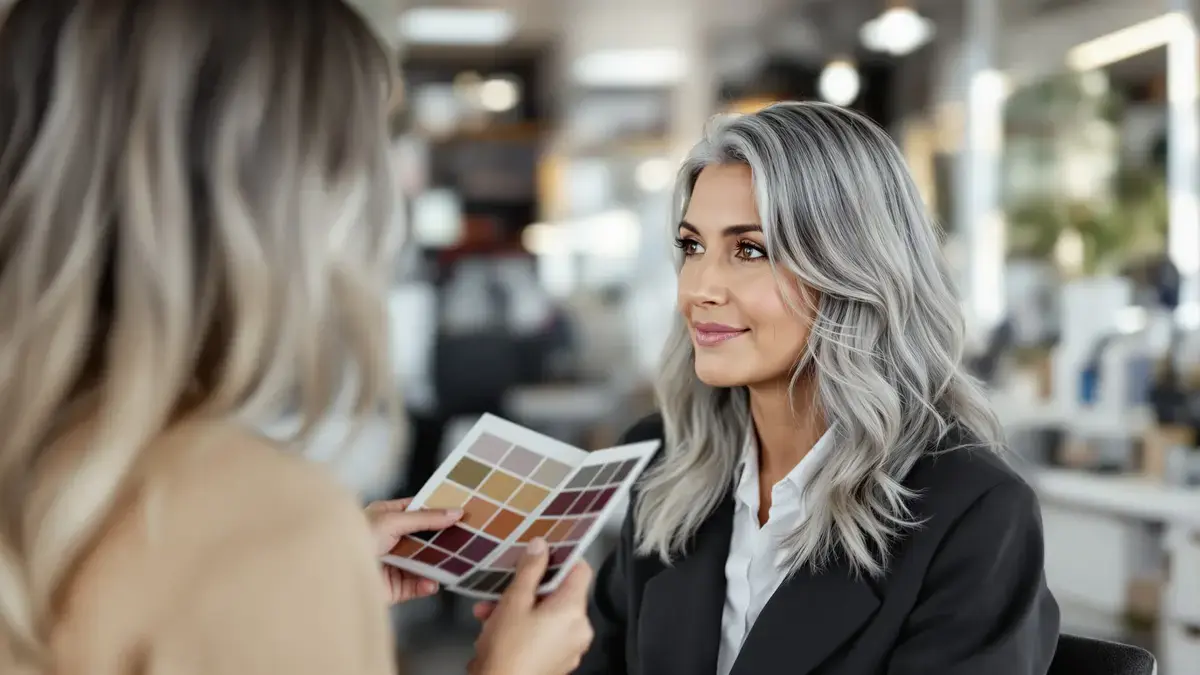 Overstappen op natuurlijk grijs haar zonder alles af te knippen is een vermijdbare fout die velen bagatelliseren