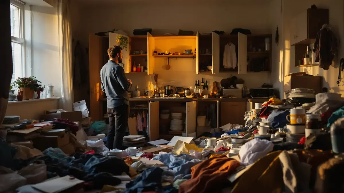 Opruimen onthult vaak een verwaarloosde gemoedstoestand die velen onderschatten