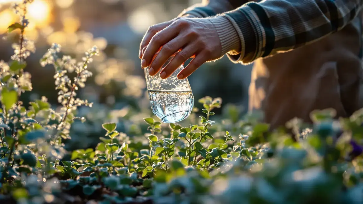 De test met een glas water: een tip van oudsher om uw tuin te beschermen tegen nachtvorst