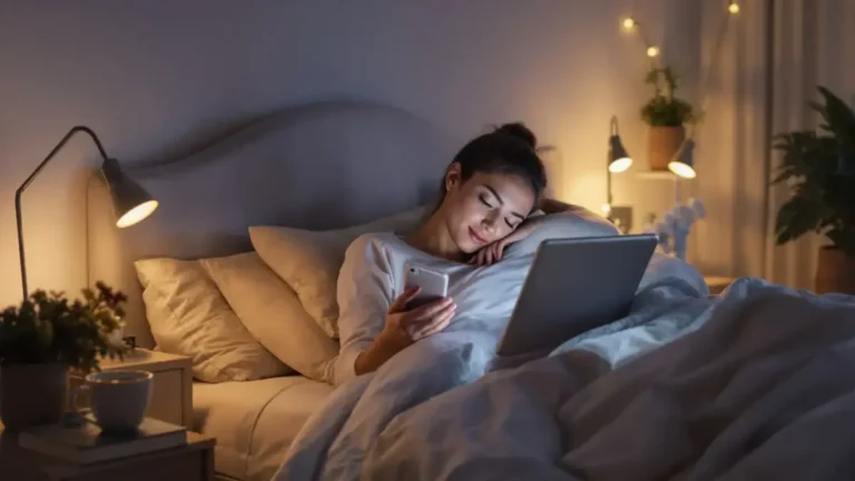 Een uur voor het slapengaan: waarom het uitzetten van apparaten de sleutel is tot een herstellende nachtrust