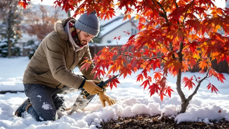 Het vergeten van dit alledaagse wintergebaar vertraagt de bloei van Japanse esdoorns, een onderschat risico