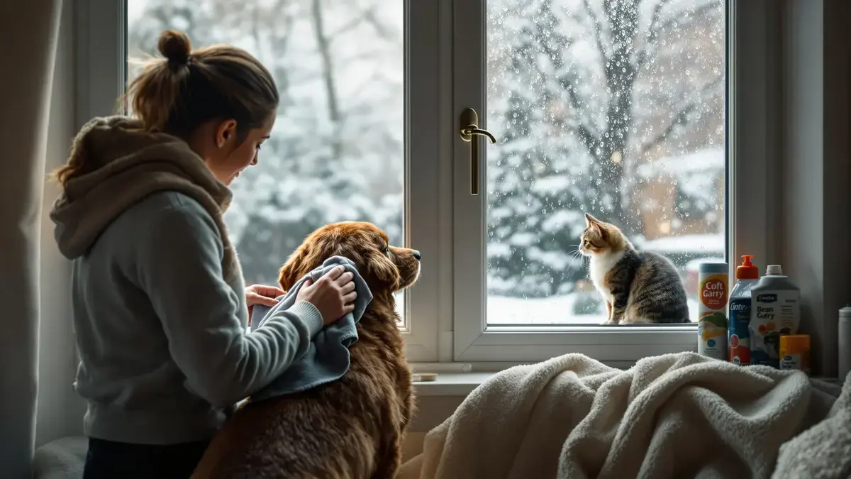 Advies van een dierenarts om uw kat en hond in de winter tegen de kou te beschermen
