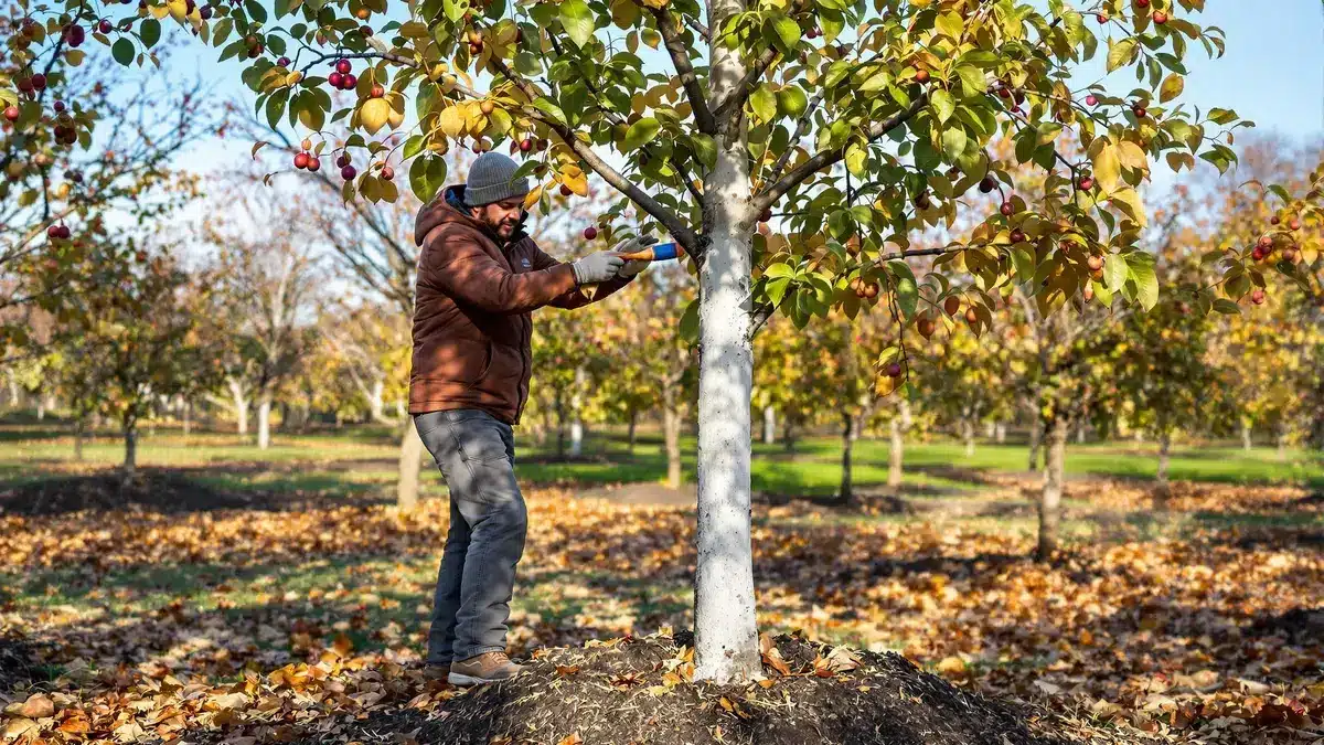 Experts zijn het erover eens deze vaak verwaarloosde handelingen garanderen niet het overleven van uw fruitbomen deze winter en kunnen onherstelbare schade veroorzaken