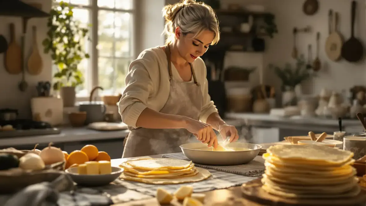 Dit gebaar voordat je het beslag giet zorgt voor perfecte crêpes op Lichtmis, een goed bewaard geheim van de Bretonnen