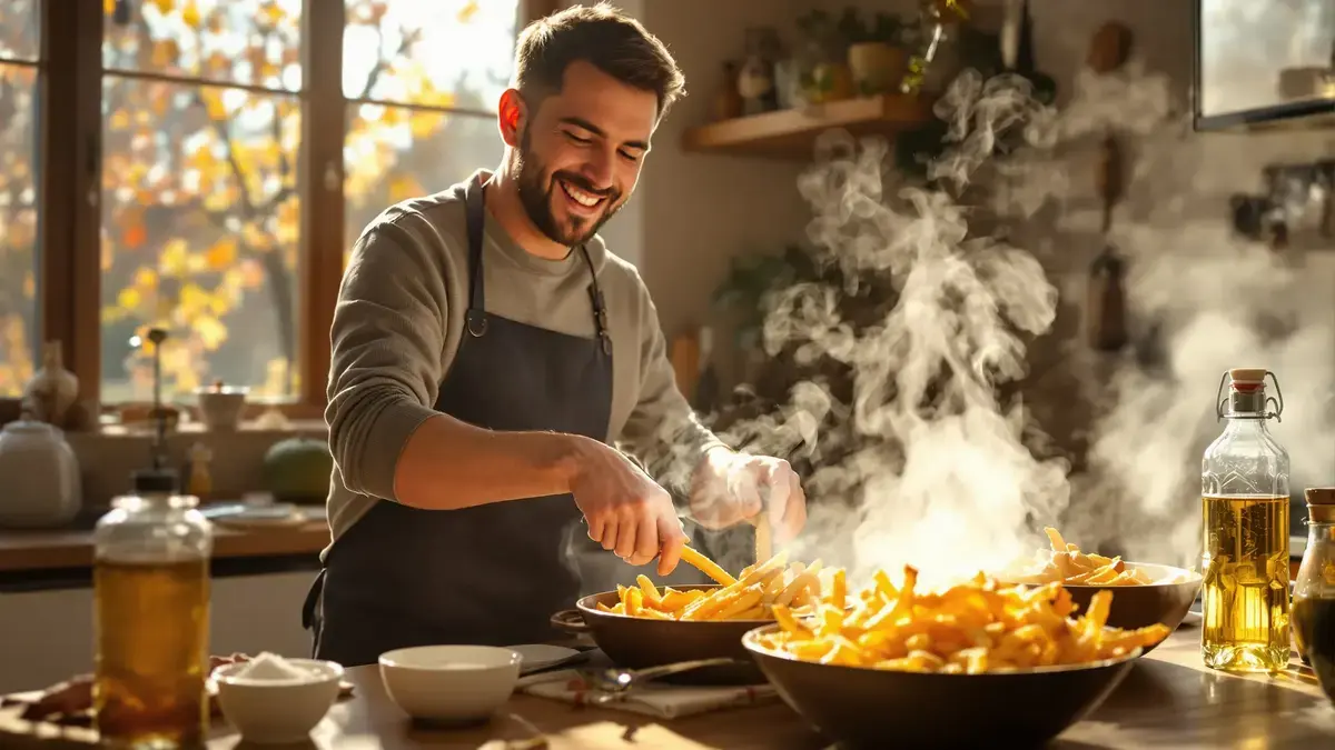 Voeg deze 2 ingrediënten toe aan je friet om ze altijd krokant en smaakvol te maken volgens een gerenommeerde chef
